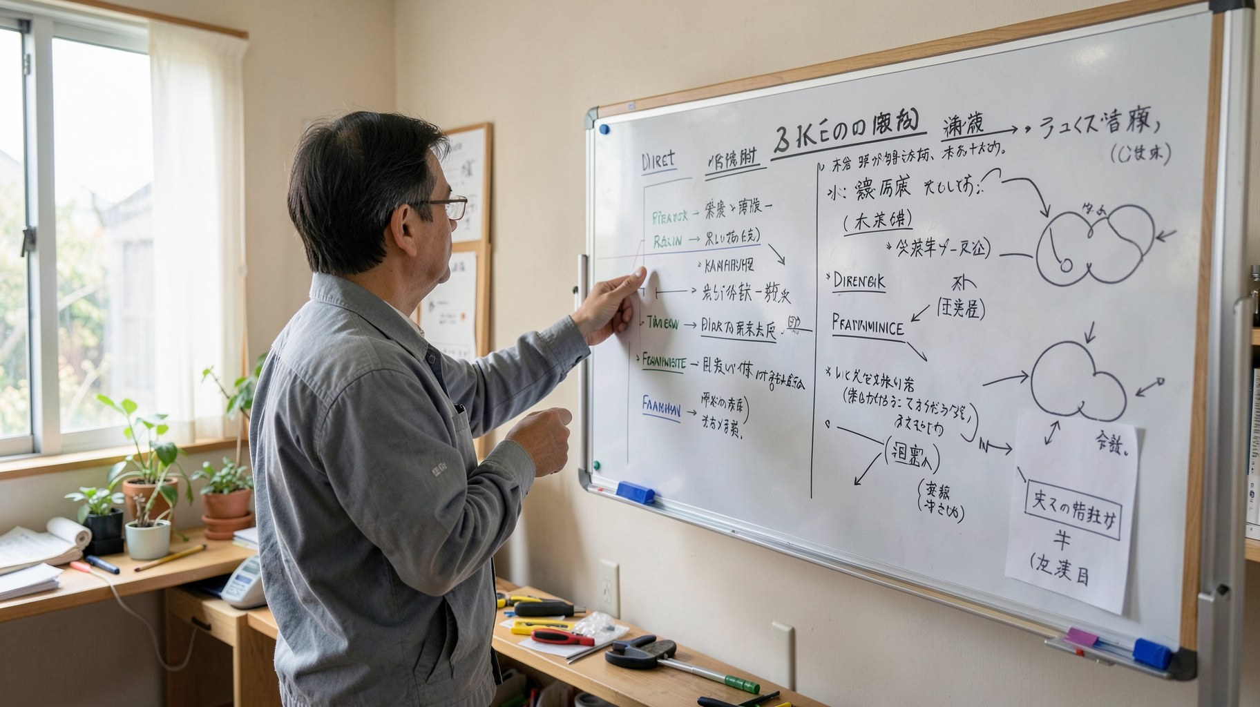 家事支援事業の構造と参入判断に関するAI生成イメージ写真
